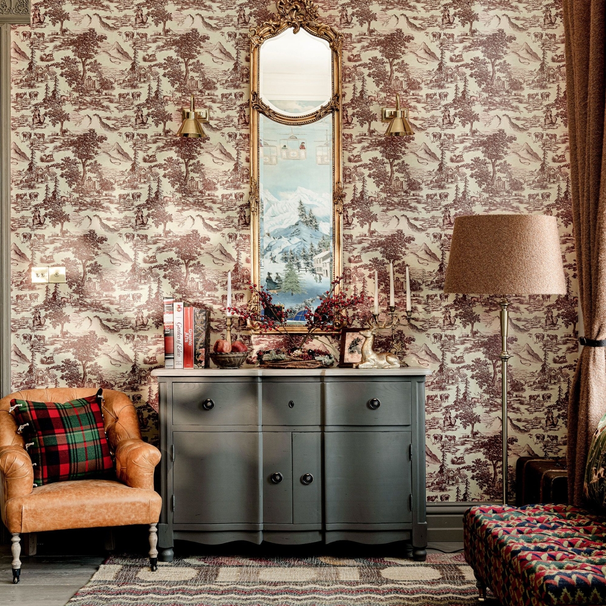 MINDTHEGAP | TYROL APRES-SKI HOME COLLECTION | TOILE DU TYROL Wallpaper