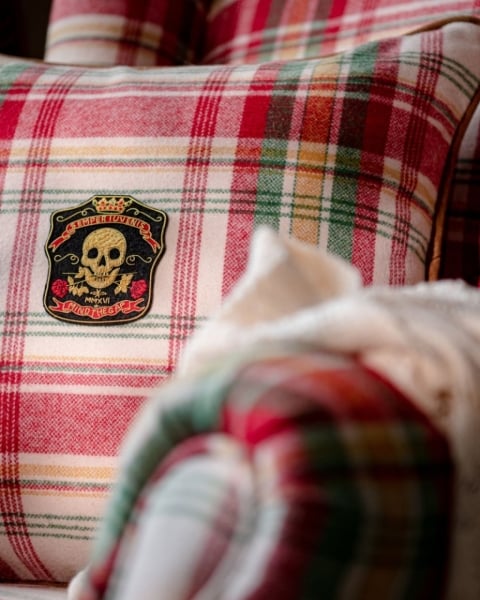 MINDTHEGAP | WOODSTOCK '69 | Cushion | Sullivan Plaid Wool I