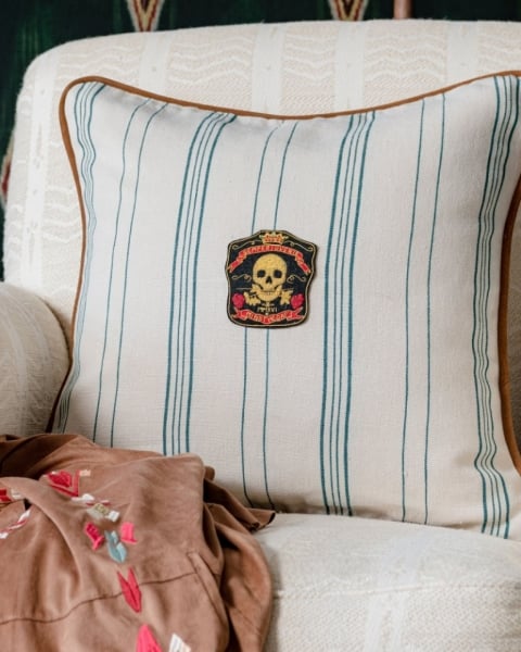 MINDTHEGAP | WOODSTOCK '69 | Cushion | Wichita Stripes I