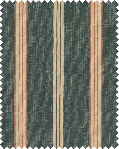 MINDTHEGAP | WOODSTOCK '69 | Fabric | OREGON STRIPES Denim Washed Linen