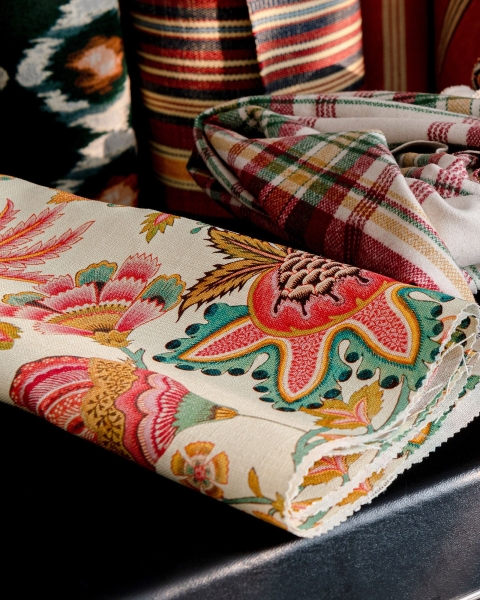 MINDTHEGAP | WOODSTOCK '69 | Fabric | MIDSUMMER FLORAL Linen