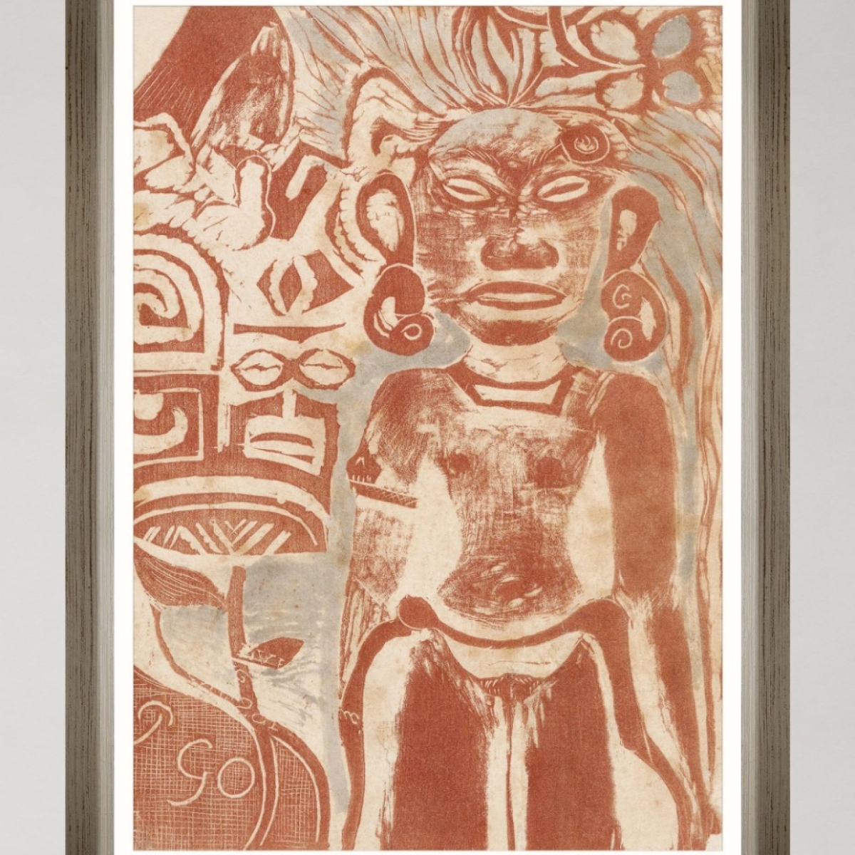 MINDTHEGAP | WOODSTOCK '69 | Framed Art | Goddess Hina by Paul Gauguin