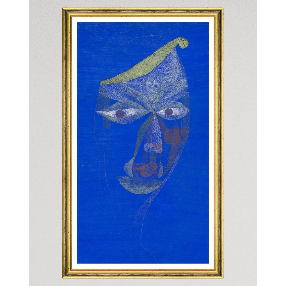 MINDTHEGAP | WOODSTOCK '69 | Framed Art | Portrait of an Oriental by Paul Klee