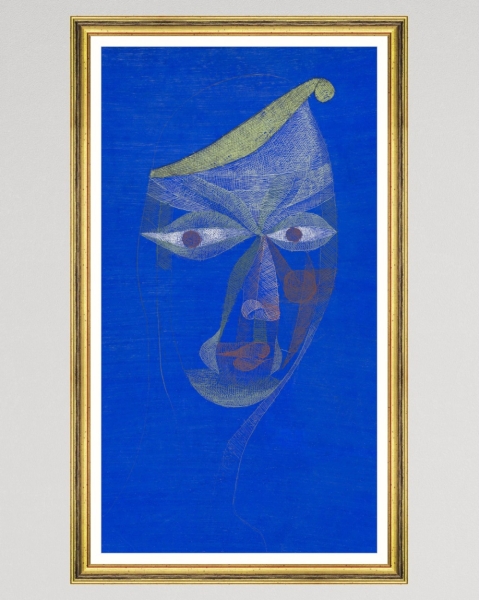MINDTHEGAP | WOODSTOCK '69 | Framed Art | Portrait of an Oriental by Paul Klee