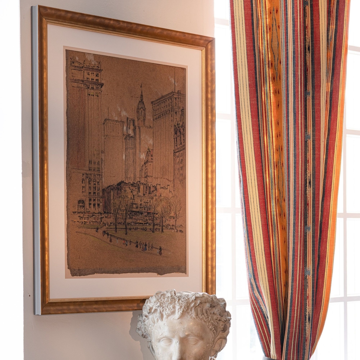 MINDTHEGAP | WOODSTOCK '69 | Framed Art | New York by Joseph Pennell 