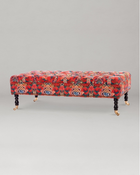 MINDTHEGAP | WOODSTOCK '69 | Sofa | SARAY OTTOMAN - PSYCHEDELIA Fabric