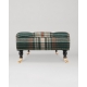 MINDTHEGAP | WOODSTOCK '69 | Sofa | SARAY OTTOMAN - MONTEREY PLAID Green Woven Fabric