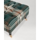 MINDTHEGAP | WOODSTOCK '69 | Sofa | SARAY OTTOMAN - MONTEREY PLAID Green Woven Fabric