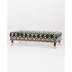 MINDTHEGAP | WOODSTOCK '69 | Sofa | SARAY OTTOMAN - PRADESH IKAT Woven Fabric