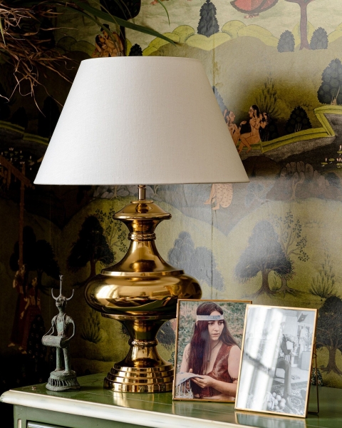 MINDTHEGAP | WOODSTOCK '69 | Lampshade | WHITE LINEN 