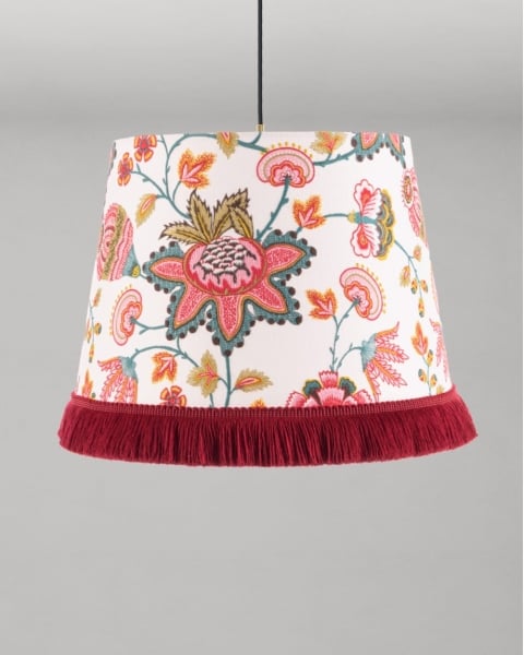 MINDTHEGAP | WOODSTOCK '69 | Pendant Lamp | MIDSUMMER FLORAL EMBROIDERED 