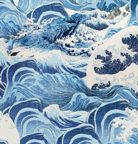Blue sea waves wallpaper by Mindthegap