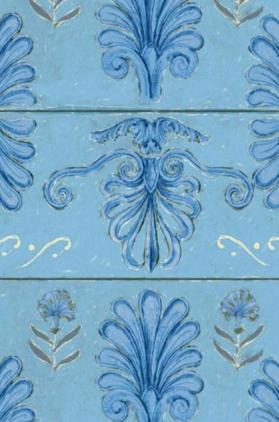 Blue Monochrome detail pattern