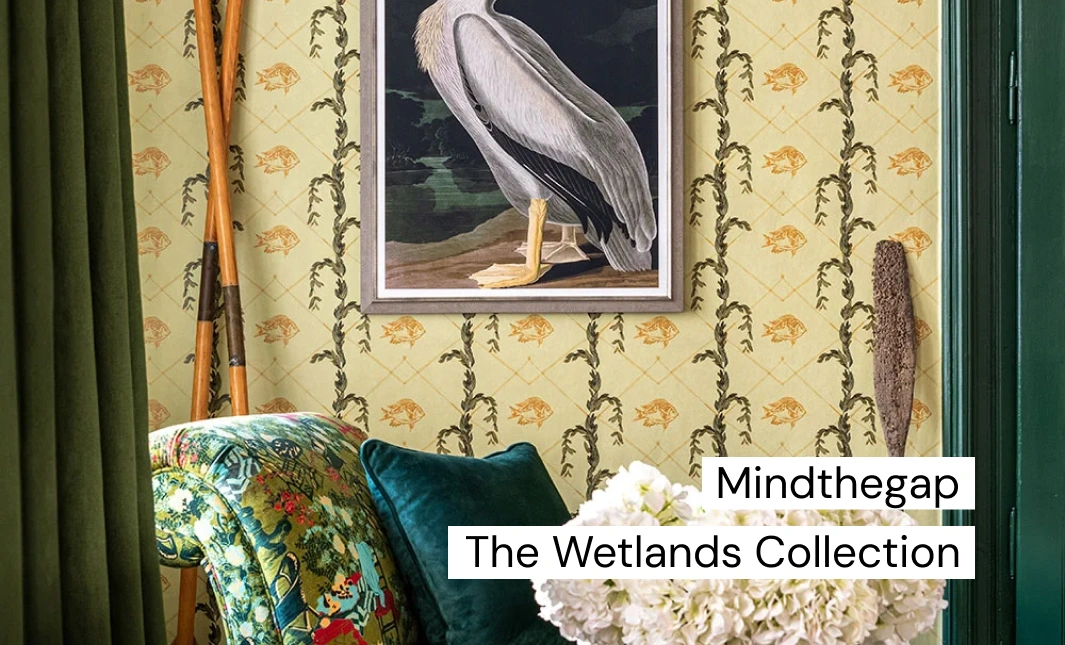 Seaweed pattern wallpaper by mindthegap collection