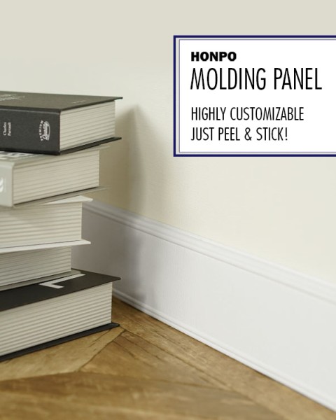 HONPO Molding Panel - Highly Customizable, Just Peel & Stick!