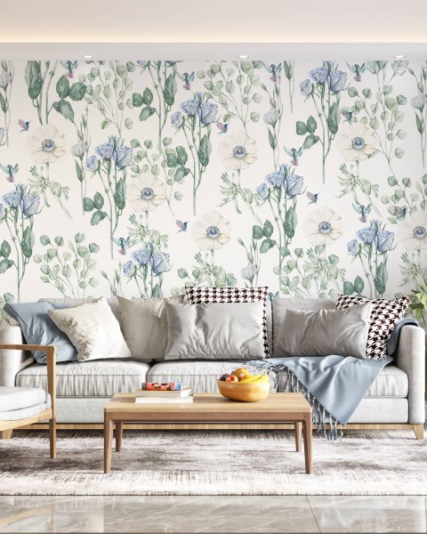 TM | Fleurs Bleues | MUR5020