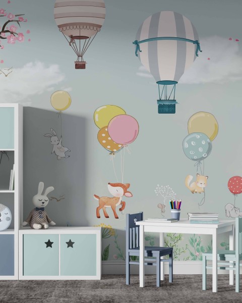 TM | Animals on Balloon | MUR5074A