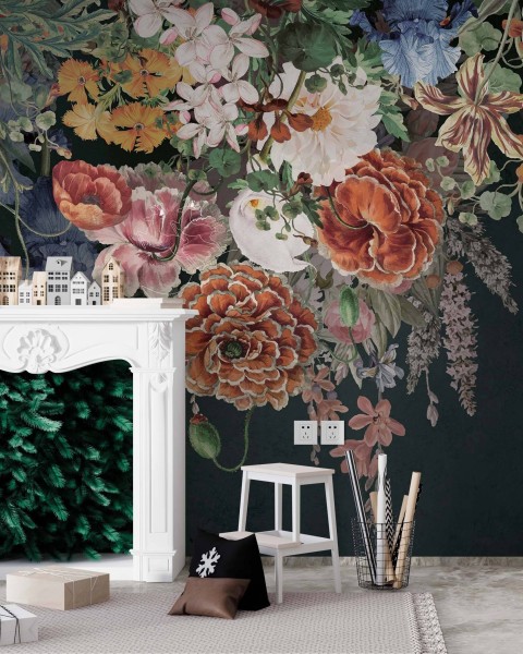 TM | Cosmic Flowers Curtain | MUR5081