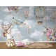 TM | Hot Air Balloon with Cartoon Animals | MUR5082