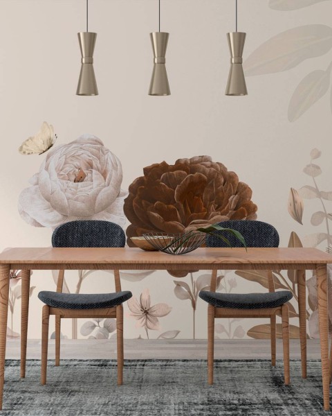 TM | Brown White Rose | MUR7049