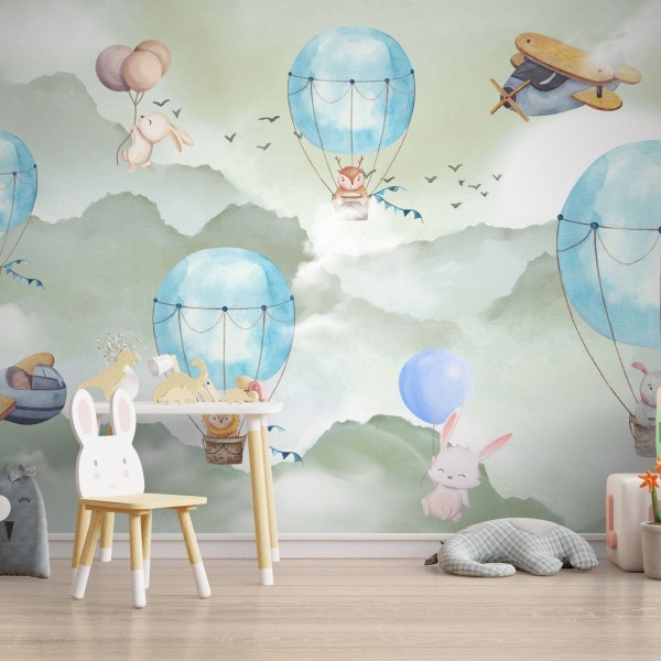TM | Hot Air Balloon in Green| MUR7258