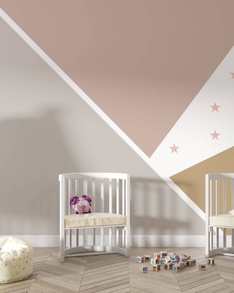 TM | Peach with Stars | MUR7300B