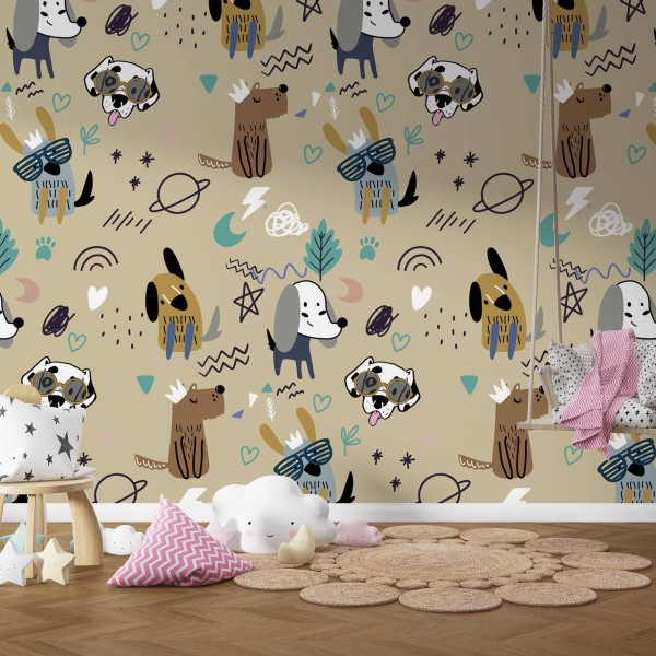 TM | Cool Dogs in Brown | MUR7310A