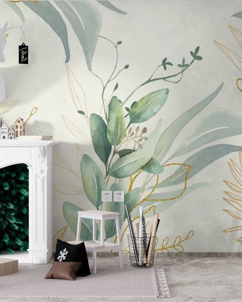 TM | Greenish Gold Leaves | MUR7327