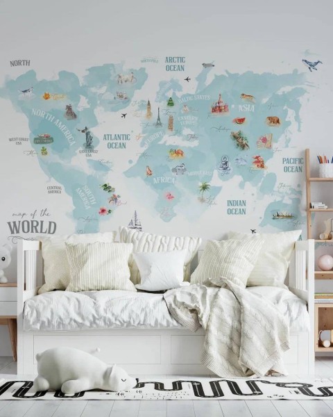 TM | Baby Blue Cloudy | MUR8005
