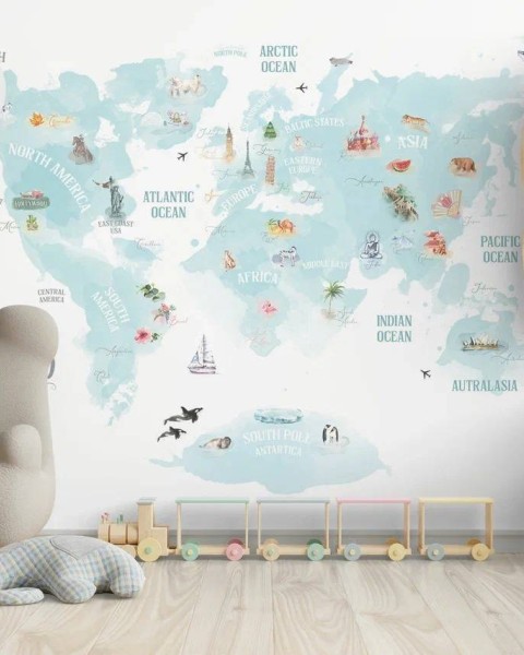 TM | Baby Blue Cloudy | MUR8005