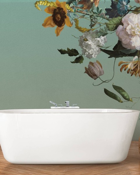 TM | White Rose in a Green Field | MUR8079
