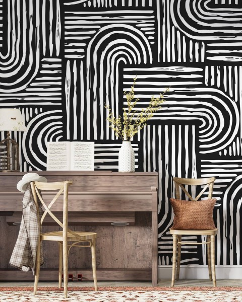 TM | Monochrome Curved Path | MUR8090