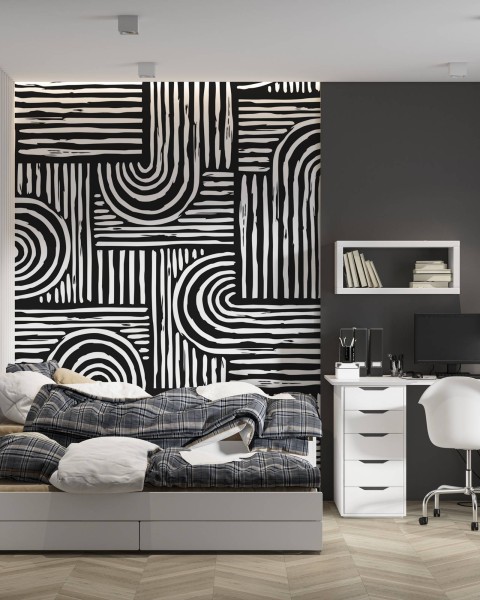 TM | Monochrome Curved Path | MUR8090