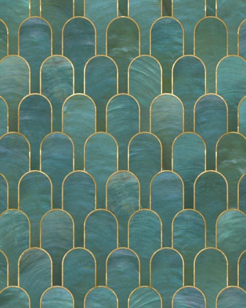 NLXL | European Wallpaper | BGR-04 - Jade Metallic Nizwa