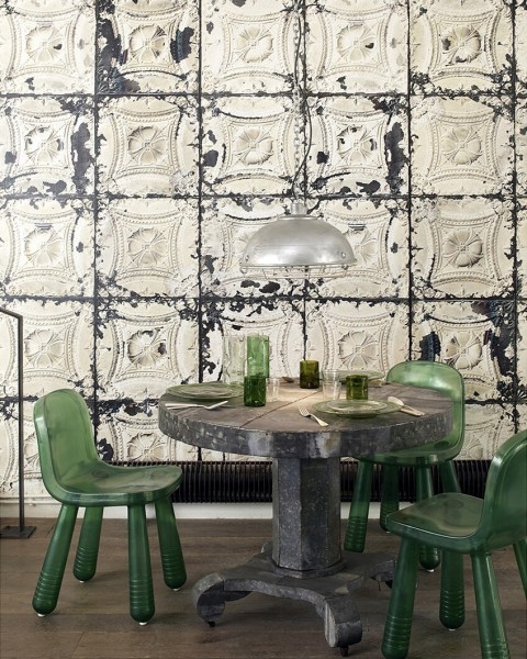 NLXL | TIN-01 | BROOKLYN TINS WALLPAPER BY MERCI