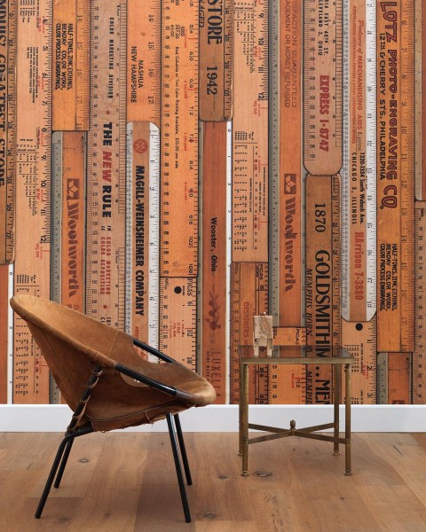 NLXL | European Wallpaper | MRV-06 Large Printed Rulers