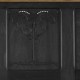 NLXL | European Wallpaper | MRV-33 carved wood black wainscoting