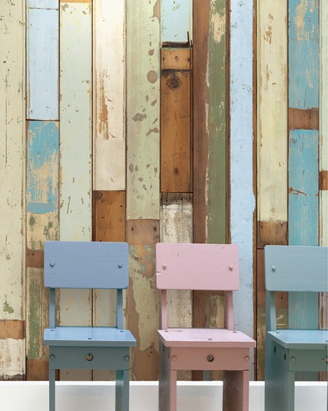 NLXL / PHE-03 SCRAPWOOD WALLPAPER BY PIET HEIN EEK