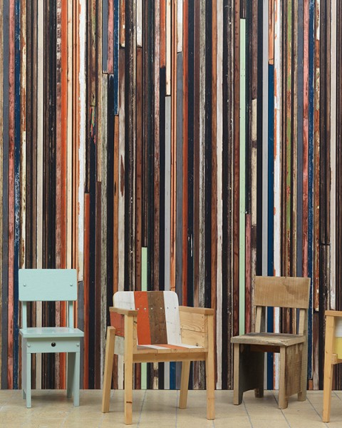 NLXL / PHE-15 SCRAPWOOD WALLPAPER BY PIET HEIN EEK