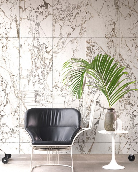 NLXL / PHM-41A WHITE MARBLE MATERIALS WALLPAPER