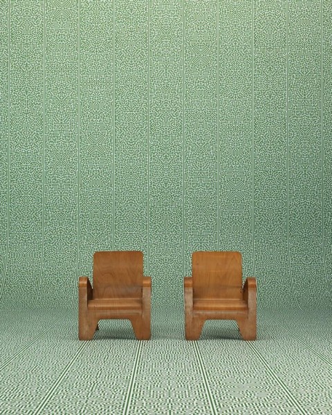NLXL / JOB-02 LABYRINTH ARCHIVES WALLPAPER BY STUDIO JOB