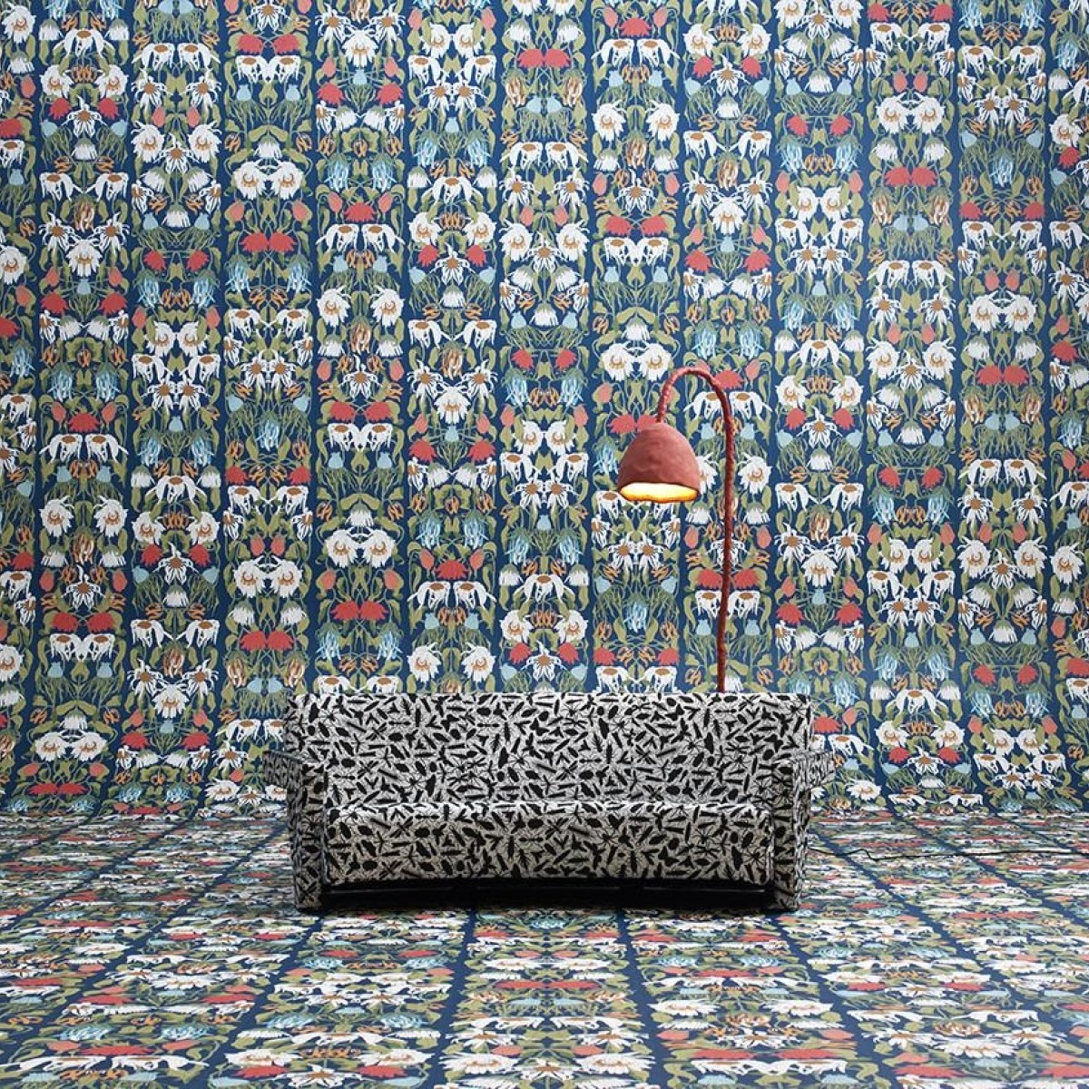 NLXL | European Wallpaper | JOB - 07 Color Whitered Flowers