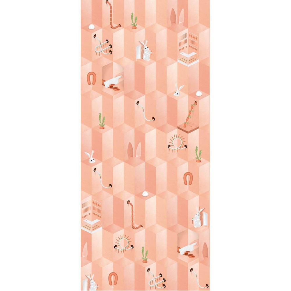 NLXL | European Wallpaper | SUZ-01 Pink Carrot