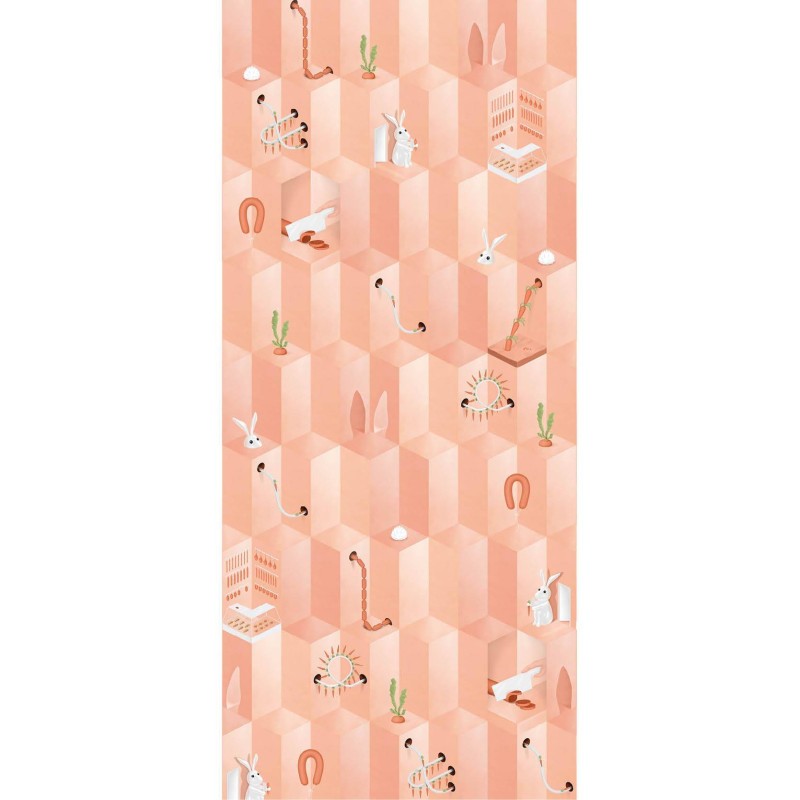 NLXL | European Wallpaper | SUZ-01 Pink Carrot