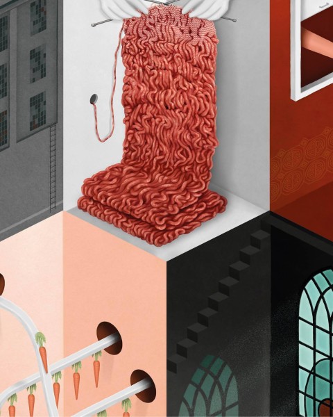 NLXL | European Wallpaper | SUZ-03 What the Food