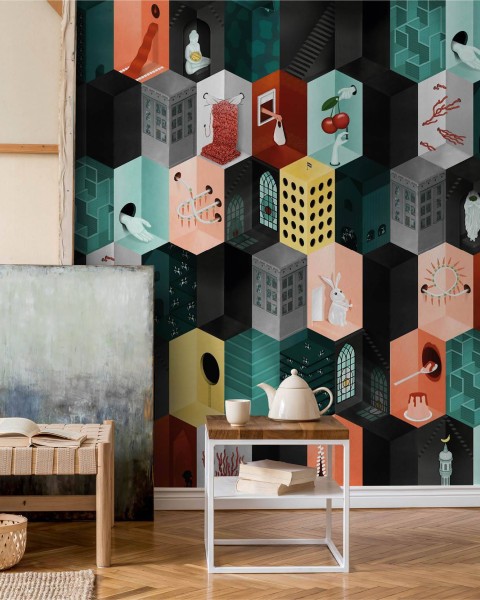 NLXL | European Wallpaper | SUZ-03 What the Food