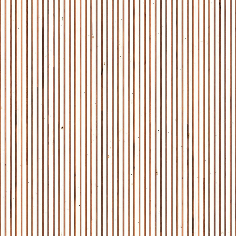 NLXL / White on teak Timber Strips / TIM-03