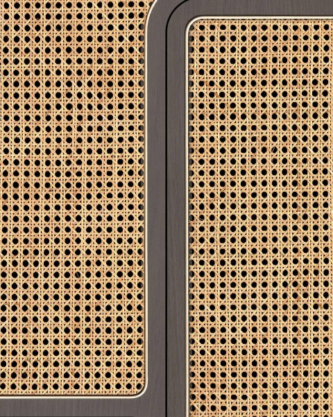NLXL | European Wallpaper | VOS-07 Angel Cane Webbing Grey