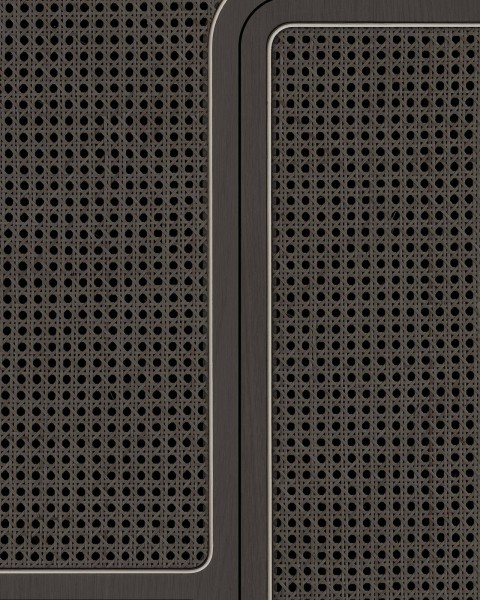 NLXL | European Wallpaper | VOS-08 Angel Cane Webbing Black