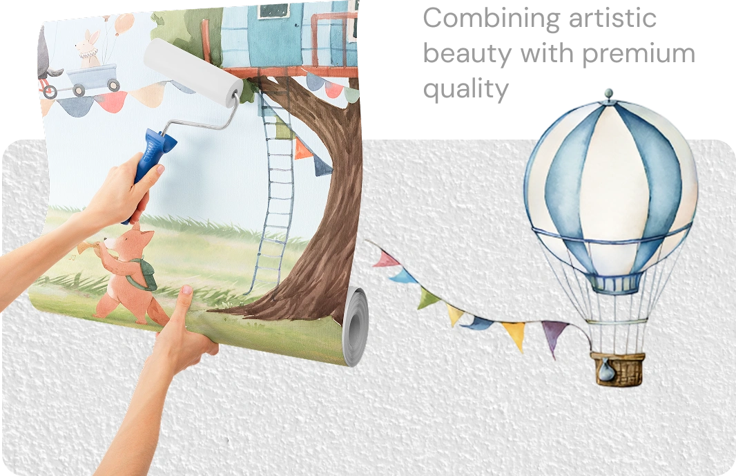 Olive Robinson Wallpaper Installation